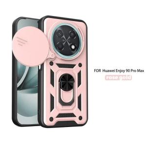 Shell Casing for Huawei Nova 15 Max Nova15 15Max 5G Phone Case Slide Cap Magnetic Car Mount Dual-kickstand Camera Flip Protection Back Cover for Huawei Nova15 Max