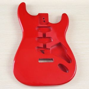 Electric Guitar Body Poplar Wood DIY Guitar Parts Pink Color Champagne Gold Guitar Barrel 5.7cm Pocket Width2026