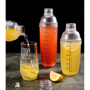 Milktea Basic equipment set High Quality Acrylic Milk Tea Shaker Cocktail Juice Shaker Bot Blender Bar Supplies 300ml/500ml/700ml/1000ml Clear