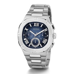 GUESS ORIGINAL - GUESS GW0572G1 - MEN CT - Silver - Stainless Steel - Diameter 4.3 CM. Water Resist 50 Meter Jamdunia / Jam dunia JD18 # Jam Tangan Pria Jam Tangan Cowok Jam Pria Jam Anti Air # GUESS GW 0572 G1 GUESS GW0572 JAM GUESS 0572