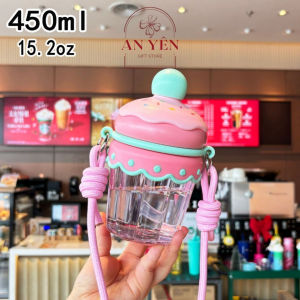 Bình Nước Hình Ly Kem Có Quai Xách Làm Quà Tặng Cho Bé 1/6 Quà Quốc Tế Thiếu Nhi Dễ Thương Giá Rẻ