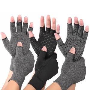 Grupheaso Compression Arthritis Gloves Premium Arthritic Joint Pain Relief Hand Therapy Open Fingers Compression