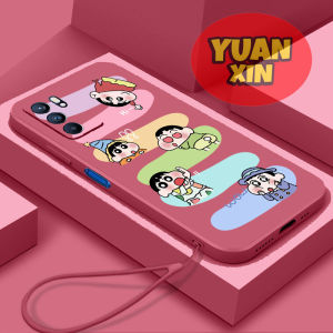 เคสโทรศัพท์ OPPO A16 การ์ตูนกรณีโทรศัพท์ ชินจังจอมแก่น ออกแบบซิลิโคนนุ่มกรณี TPU กรณีกันกระแทกกรณีกล้องป้องกันกรณี
