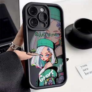 Compatible with iphone 14 Pro Max Phone Case Cool girl 12 13 14 15 11 Pro Max Casing silicone xr xs Max 7 8 Plus