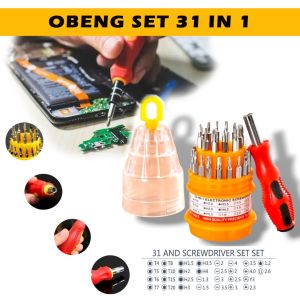 SN Obeng Set Multifungsi Magnetic 31 in 1/ Obeng Set Multi MINI/ 31 in 1 Obeng Telur Obeng Service Hp - Obeng Set Hp 31 in 1