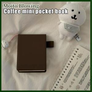 Moito Brown Pocket Book Japanese Style Ins Niche Simple Portable Mini Notebook Diary