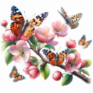 (Hình Ủi Nhiệt Quần ÁoDecal KTS ủi nhiệt - Miếng Dán Ủi Quần Áo)Nhận In Theo Yêu Cầu-Hình in áo Hoa MaiĐào Tết Holiday.