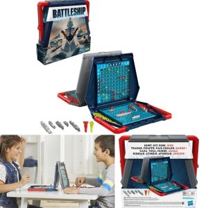 Battleship Classic Board Game Hasbro Strategy Games for Kids and Adults | 2 Players | Fun Kids Games | Family Games Game For Christmas Game Night