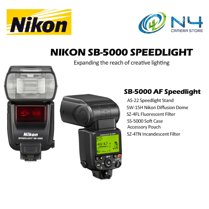 Nikon SB-5000 AF Speedlight NIKON MALAYSIA Local Manufacturer