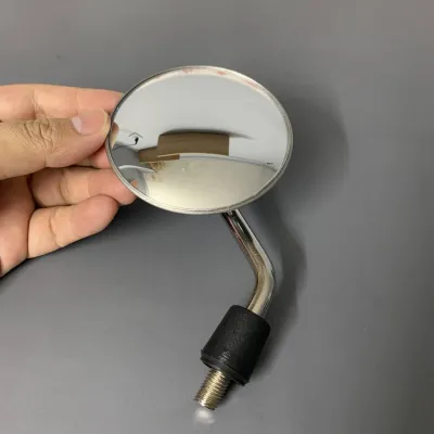 Gương cầu lồi mini gắn các dòng xe máy - thiết kế nhỏ gọn chân xi inox sáng bóng
