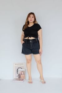 CELANA JEANS WANITA GAGA RUBBER SHORT -SYS CLOTHIER