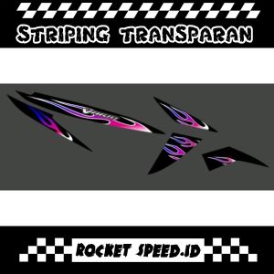 STIKER UV STRIPPING COSTUM API HONDA VARIO Fi 110 TERBARU TRANSPARAN VIRAL KEREN PREMIUM TRANSPARANT