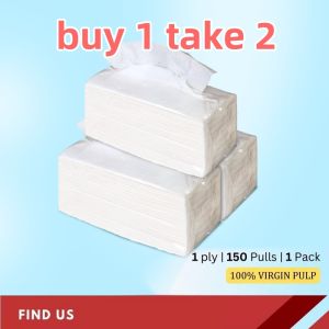 Kitchen Towel or Interfolded Paper Towel 1 Ply Premium Mix Kitchen Tissues Durable Eco-Friendly