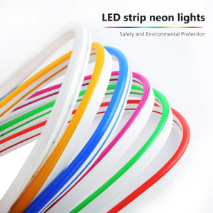 AceDeal [Support Lalamove Bulk Orders] 5 Meters LED Strip Light Neon light 12V IP67 Waterproof LED Per 2.5cm Cuttable Strip SMD2835 120LEDs/M Flexible Rope Tube for DIY Sign Christmas Holiday Decoration Light