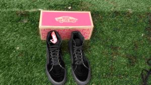 SEPATU VANSSE SK8 FULL BLACK WAFLE DT BNIB MADE IN CHINA SEPATU PRIA SEPATU WANITA SEPATU SNEAKERS SEPATU SANTAI SEPATU IMPORT