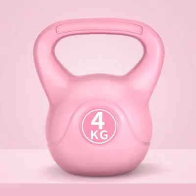Kettlebells Dumbbell 2kg/6kg/8kg/10kg/12kg/16kg Kettlebell Weight Lifting Gym Training Home Fitness Weight Lifting Dumbbells Plastic Coating Kettlebell Dumbbell Strength Training 壶铃