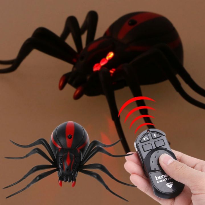 Ready Stock Remote Control Realistic Fake Spider RC Prank Insect