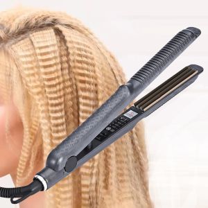 Household Fine Corrugated Iron Hair Corrugation Anti-scald Crimpes Irons Fluffy Wave Iron Narrow Plate Styling Tools 110-220V