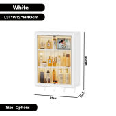 DR.STORAGE Wall-Mounted Cosmetic Storage Cabinet Bathroom Storage Box Simple Wall Mounted Skincare Products Storage Box