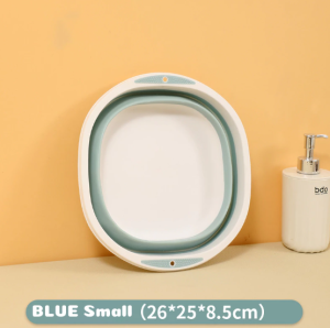 Plastic Foldable Washing Basin Hangable Portable Wash Basins Multi-Purpose Folding Travel Bathroom Kitchen Wash Basin