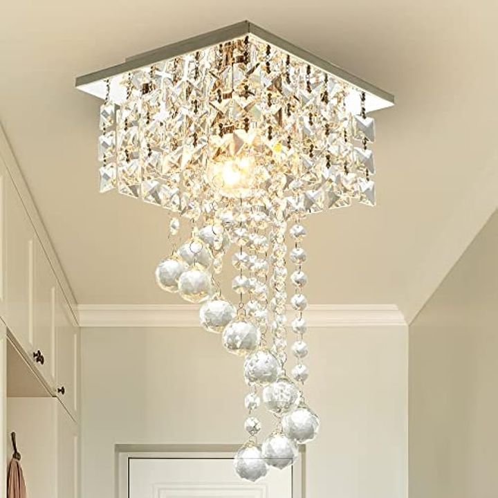 Mini Crystal Chandelier, Modern Small Chandeliers Ceiling Light