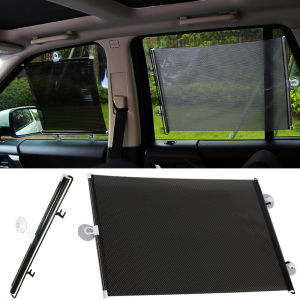 Rèm Xe Ô Tô Có Thể Thu Vào Thông Dụng Con Lăn Cửa Sổ Phía Sau Bên Che Nắng Tấm Che Nắng Màng Bảo Vệ Kính Chắn Gió Mù
