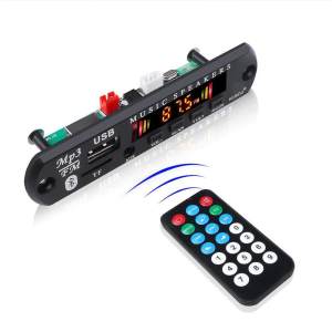 Mô-đun Radio FM TF USB Âm Thanh Xe Hơi Máy Nghe Nhạc MP3 Màn Hình Màu Có Điều Khiển Từ Xa Bảng Mạch Giải Mã MP3 WMA Bluetooth 5.0 Không Dây