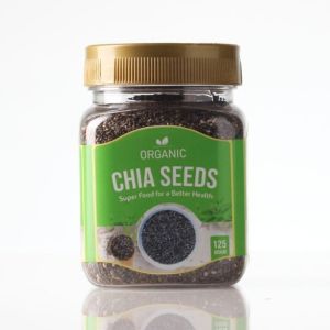 Organic Black Chia Seeds 125 gr Premium Quality Chia Seed