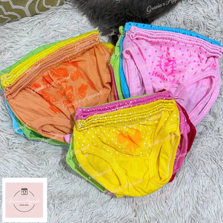 6Pcs Kids Underwear fit 0 5 years old Bargain Quality Panty Cheap