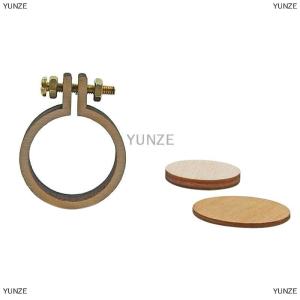 [COD] YUNZE DIY รอบมินิไม้กางเขนเย็บปักถักร้อยห่วงแหวนกรอบเครื่องคงที่
