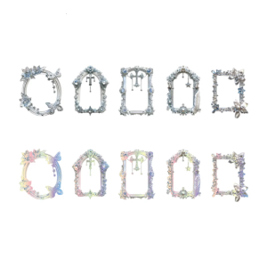 10 Sheets Border Sticker Museums Series Sticker Decorative Sticker Aesthetic Sticker Scrapbooking Supplies