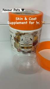 Rich Choice Super Concentrated Lecithin Extract/Skin & Coat Collagen Omega 36 Supplement/250g +-/ for Cat & Dog