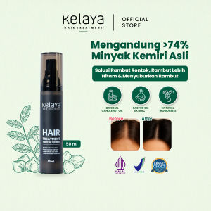 Kelaya Minyak Kemiri 50ml Penumbuh Rambut Botak Dengan Cepat Perawatan Anti Rontok Aman Untuk Anak