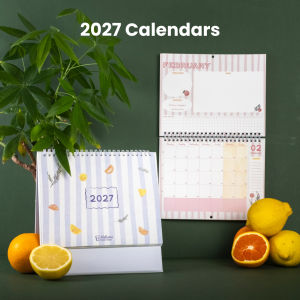 [HELUMI SG] 2027 Desk Calendar by Helumi Monthly Office Personal Desktop Planner