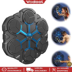 [Upgraded][Upgraded] Music Smart Interactive Boxing Training Equipment BT Wall Mounted Smart Boxing Training Machine for Adults Kids Home Office and Gym [Vodool Official Tool][Vodool Official Tool]