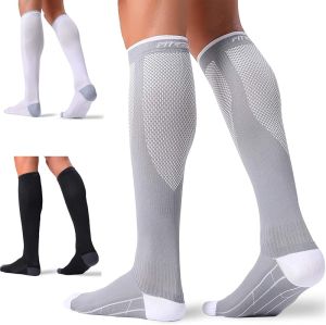 FITRELL 3  Double Pack Mens and Womens Compression Socks  20-30mmHg- Circulation Support Socks
