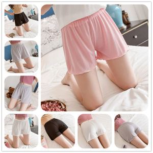 Women Summer Casual Loose Viscose Safety Pants Bottom High Waist Shorts
