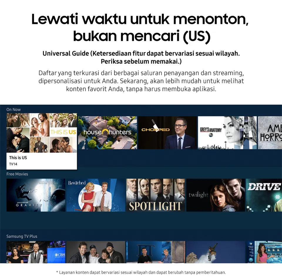 Samsung Smart TV 43 inch Full HD dengan Ultra Clean View