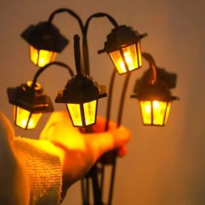 RANG 1pc 6/8/10LED Lantern Decorative Light Waterproof Retro Garden Courtyard Light Street Lawn Lamp Solar Garden Lights Outdoor