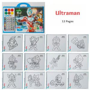Creative Disney-Themed Art Set with 8 Crayons & Watercolors for Kids - Educational Craft & Drawing Kit