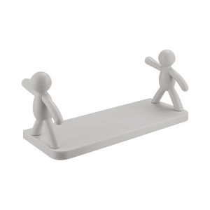 ชั้นวางของในห้องน้ำ ชั้นวางของติดผนัง ชั้นติดผนัง ชั้นวางติดผนัง วายร้ายรูปแบบ ครีเอทีฟ พลาสติก อุปกรณ์ตกแต่งห้อง ไม่ต้องเจาะ