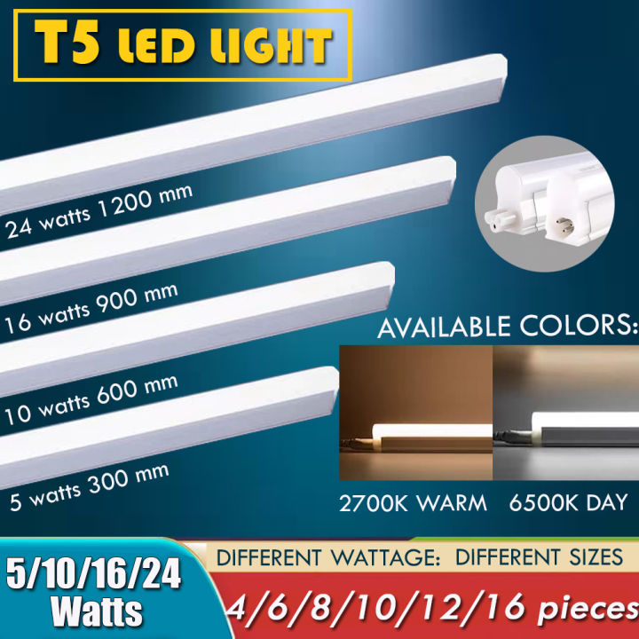 T5 LED Light Tube Light 24watts 16watts 10watts 5watts WARM WHITE