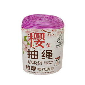 Garbage Bag 50Pcs Portable Tear-Free Thickened Fragrance Garbage Bag