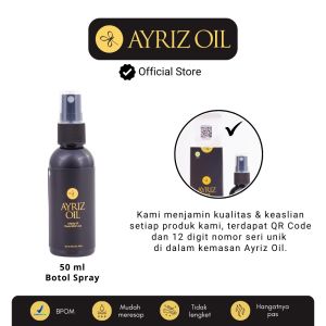 AYRIZ OIL TRAVEL PACK 50ML MINYAK TERAPI HERBAL  MINYAK TERAPI NUSANTARA ORIGINAL