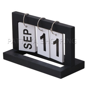 Pattaya ปฏิทินตั้งโต๊ะ ปฏิทินกรอบไม้ ของแต่งบ้าน แต่งห้องสไตล์มินิมอล desk calendar