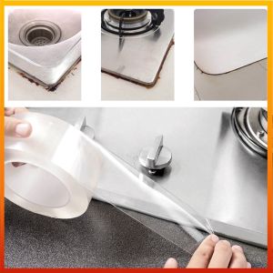 Acrylic Caulk Strip Self Adhesive Kitchen Tape Waterproof Toilet Bowl Basin Edge Transparent Tape