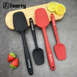 Jearry Food Grade Silicone Spatula Stir Fry Baking Non Stick Spoon Heat Resistant Small Cooking Utensils