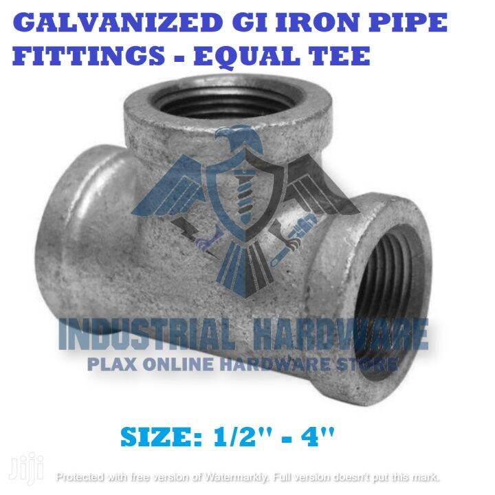 Ready Stocks Gi Tee Galvanised Iron Tee Pipe Gi Fitting