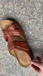 Summer WomenS Flat Sandals With Stitching Lightweight Plus-Size Retro Shoes Plus-Size WomenS Sandals And Slippers