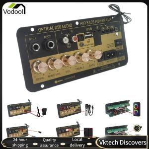 【Vodool】 BT Audio Amplifier Board Supports AUX/Optical Input DIY Audio Subwoofer Power Amplifier Board for Karaoke Home Car 220V